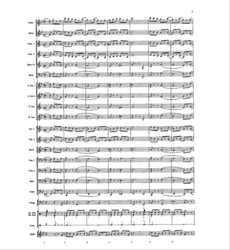 In The Center Ring Concert Band scores gallery preview page 3