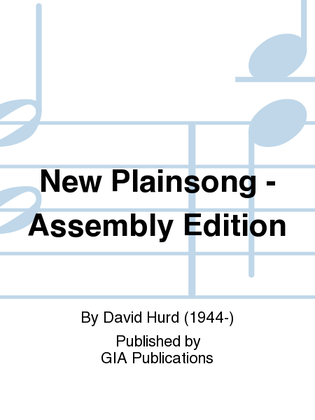 Book cover for New Plainsong - Assembly edition
