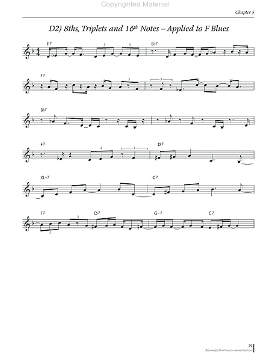 Advanced Rhythms in Improvisation Collection / Songbook scores gallery preview page 10