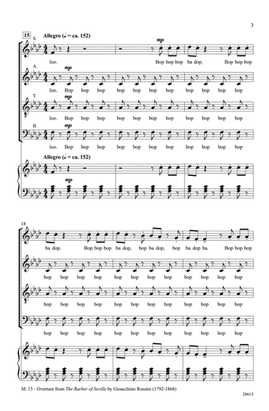 A Cappella Overtures by Andy Beck 4-Part - Sheet Music