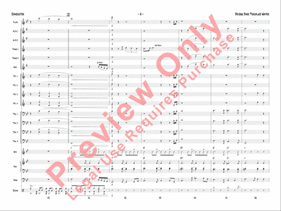 Bridge Over Troubled Water Jazz Ensemble scores gallery preview page 9