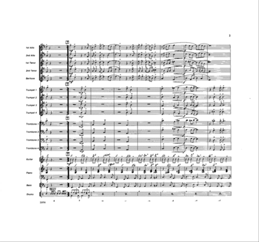 Gospel John Jazz Ensemble scores gallery preview page 3