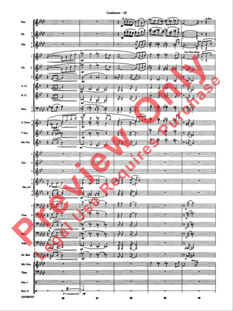 Duke Ellington! Duke Ellington! Concert Band scores gallery preview page 21