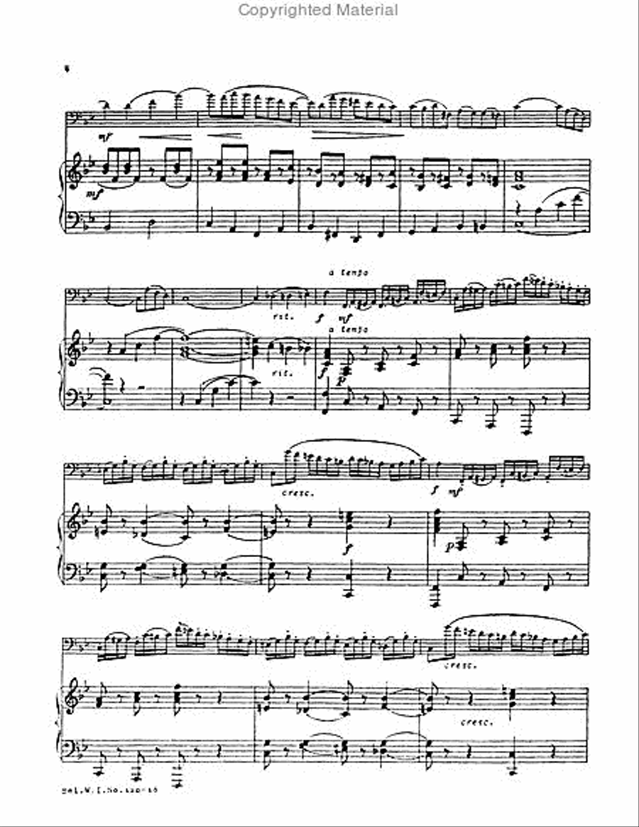 Concertino No. 1 in Bb Major First Movement Euphonium scores gallery preview page 5