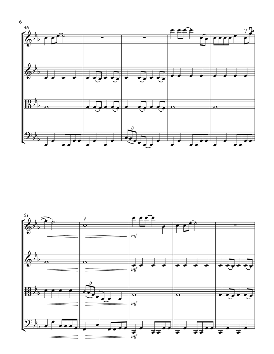 Detroit Rock City String Quartet scores gallery preview page 6