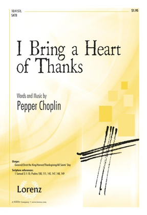 Book cover for I Bring a Heart of Thanks