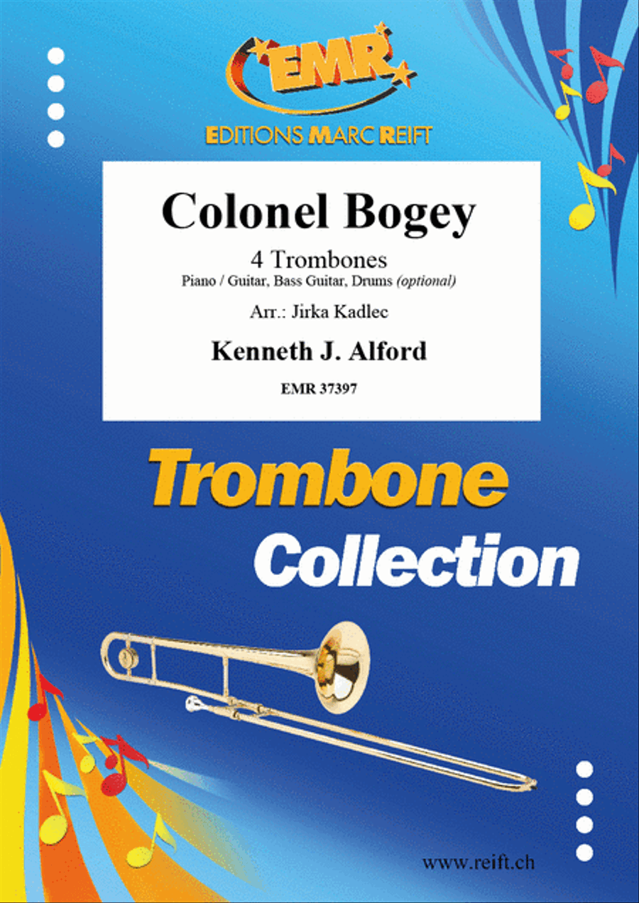 Colonel Bogey Trombone Quartet scores gallery preview page 1