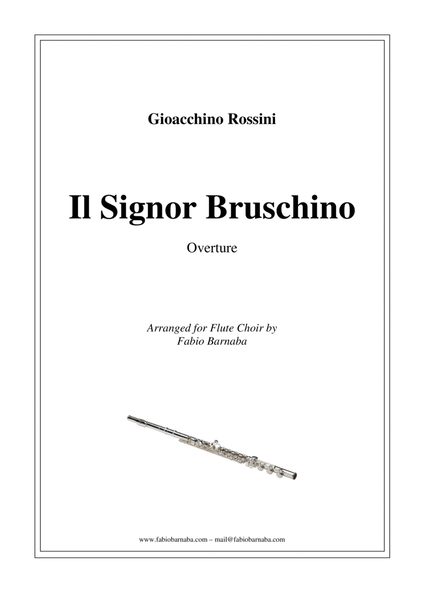 Il Signor Bruschino - Overture for Flute Choir image number null