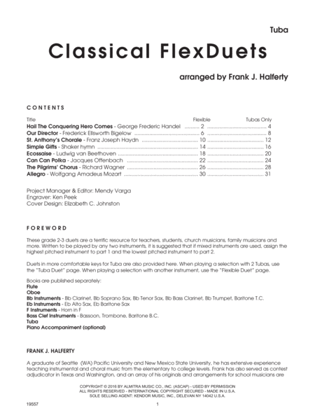 Classical FlexDuets - Tuba
