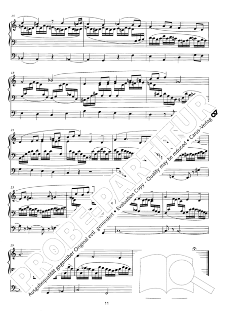 Zwolf Trios fur die Orgel Organ Solo scores gallery preview page 12