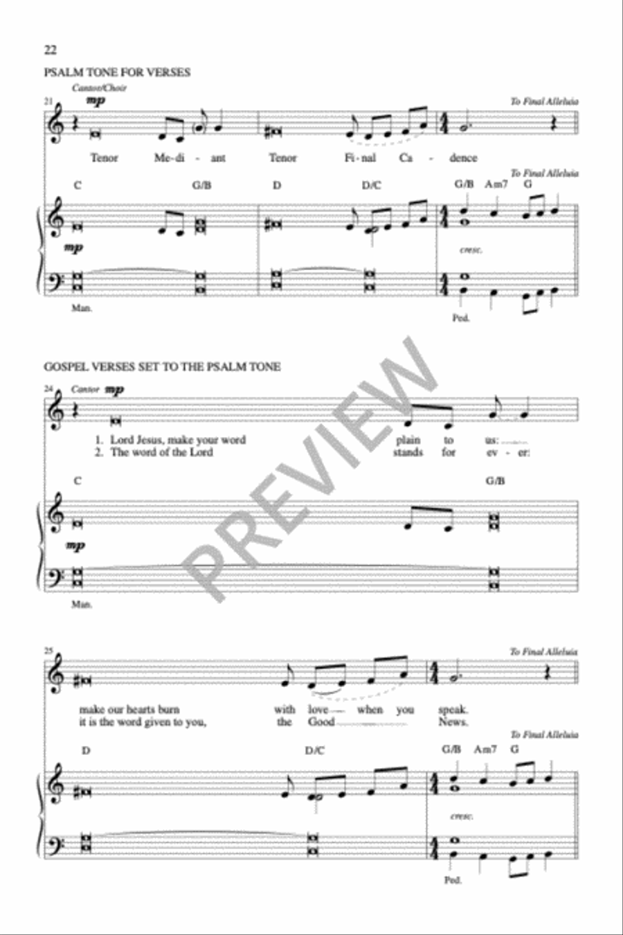 Sing Praise and Thanksgiving Mass-Full Score (revised) 4-Part scores gallery preview page 8