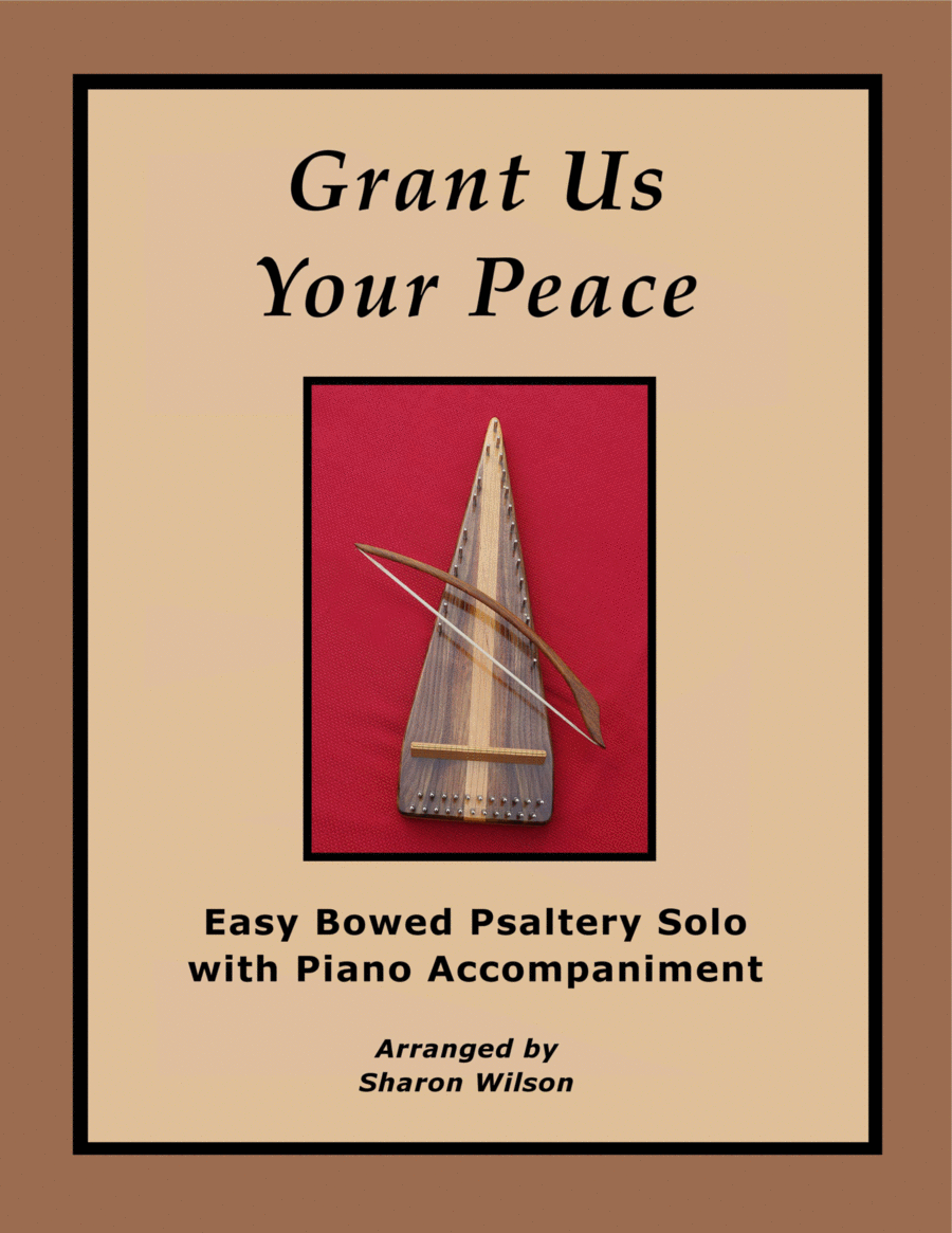 Grant Us Your Peace (Easy Bowed Psaltery Solo with Piano Accompaniment) Zither scores gallery preview page 1