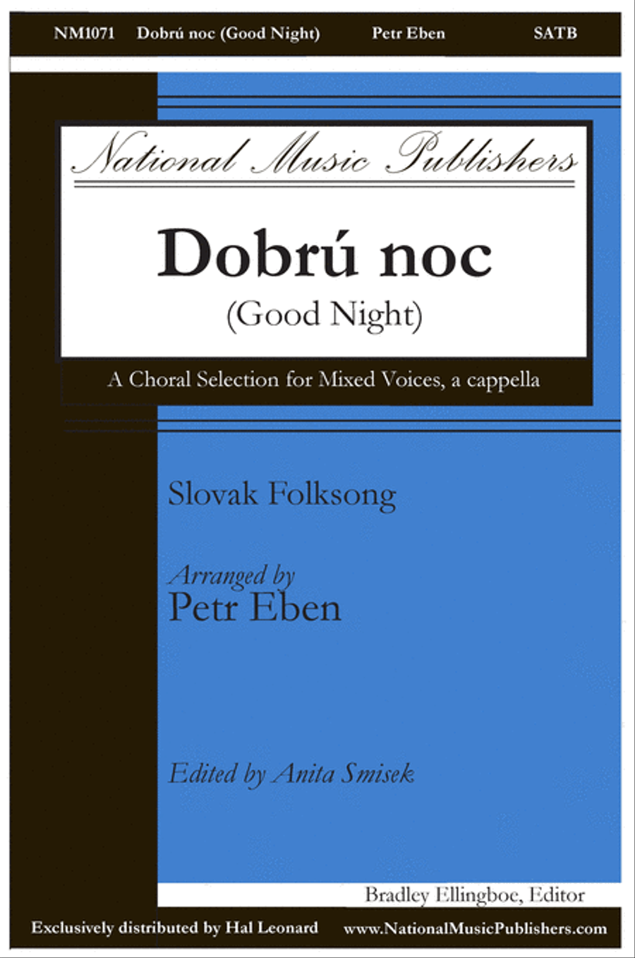 Dobru Noc (Good Night) 4-Part scores gallery preview page 1