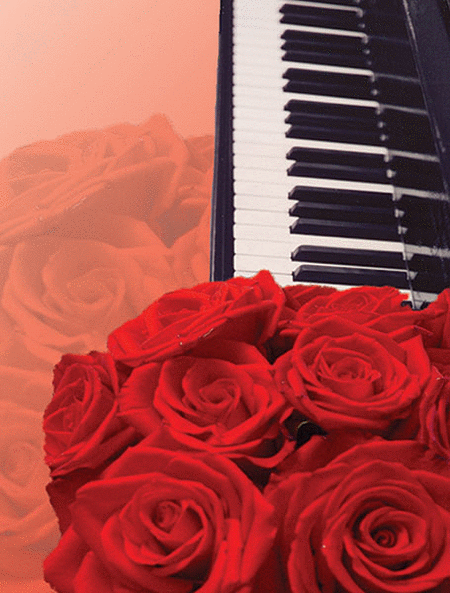 Greeting Cards: Roses and Keyboard (Pack of 12)