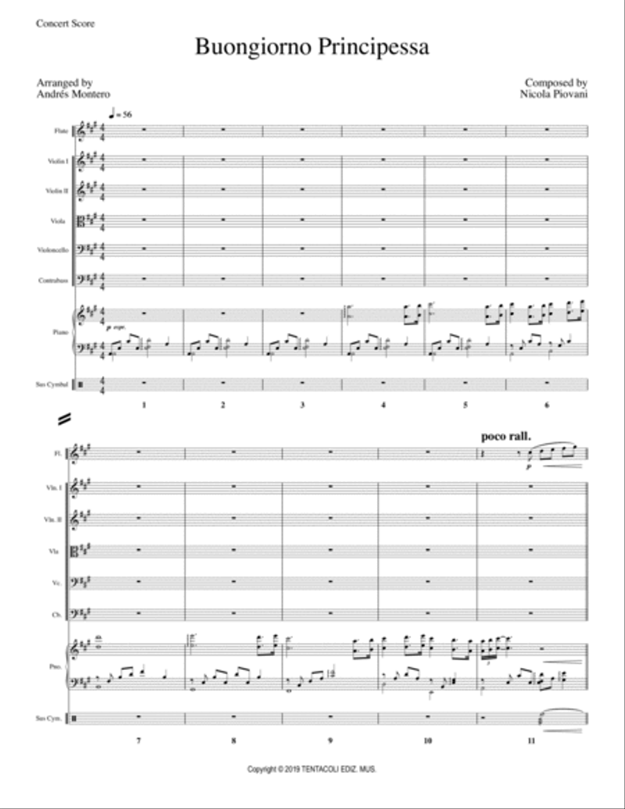 Buongiorno Principessa Buongiorno Principessa Chamber Music scores gallery preview page 3