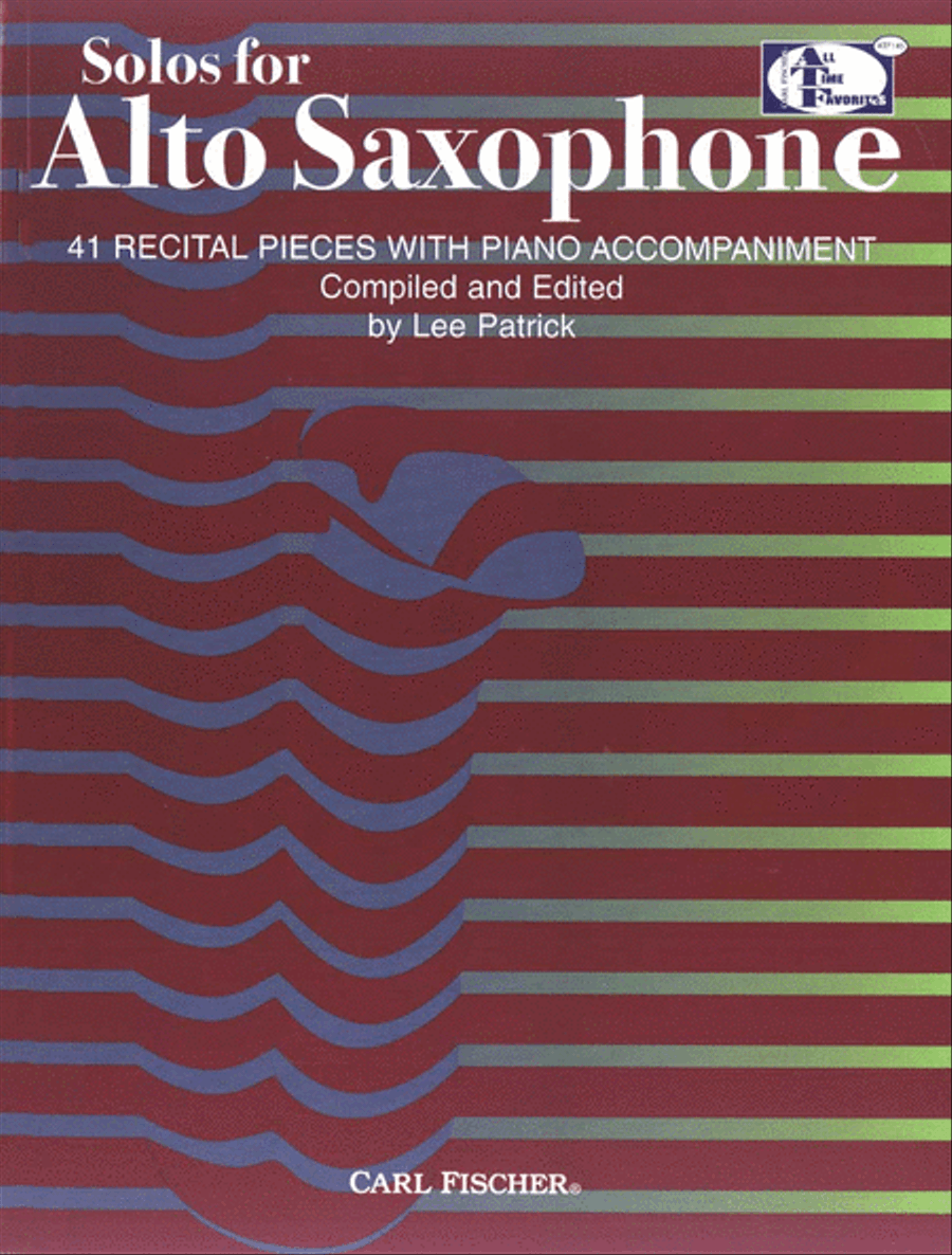Solos for Alto Saxophone Alto Saxophone scores gallery preview page 1