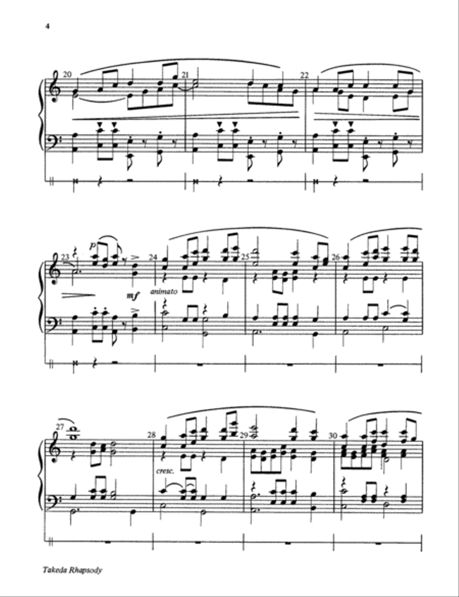 Takeda Rhapsody 5-Octaves scores gallery preview page 4