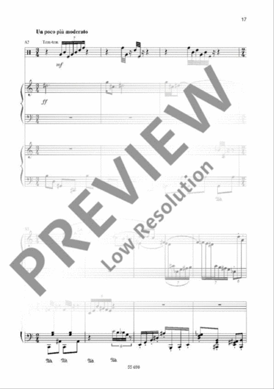 Poème Poème Percussion scores gallery preview page 17