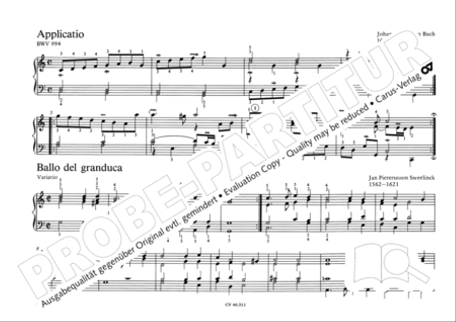 Orgelwerke des 16.-18. Jahrhunderts Piano scores gallery preview page 11