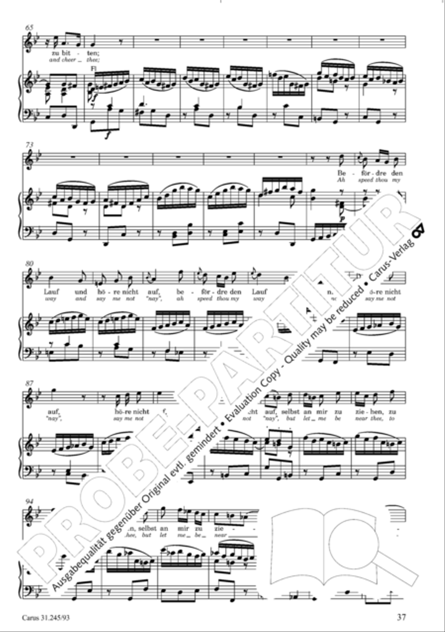 St. John Passion (Johannes-Passion) 4-Part scores gallery preview page 38