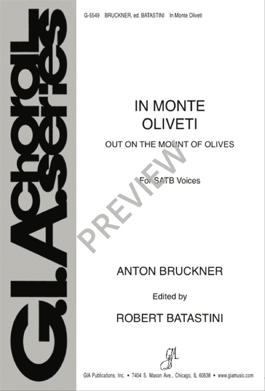 In Monte Oliveti 4-Part scores gallery preview page 1
