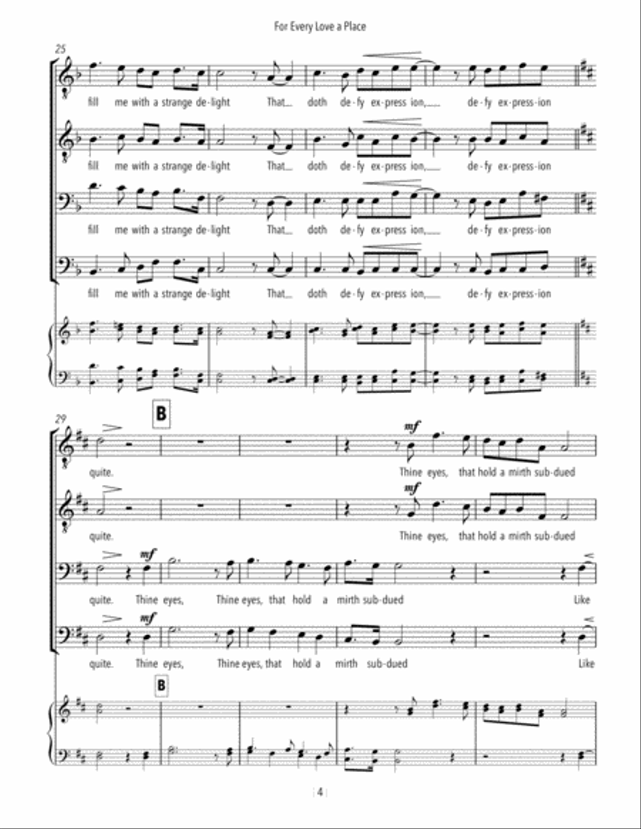 For Every Love a Place TTBB scores gallery preview page 6