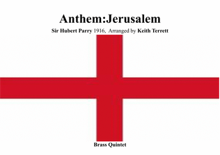 Book cover for English National Anthem for Brass Quintet