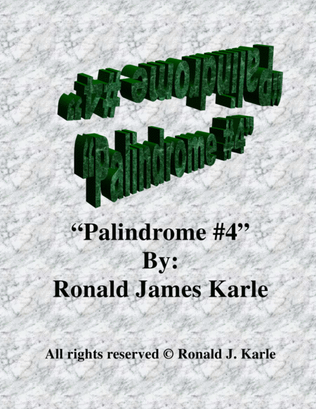 Palindrome #4