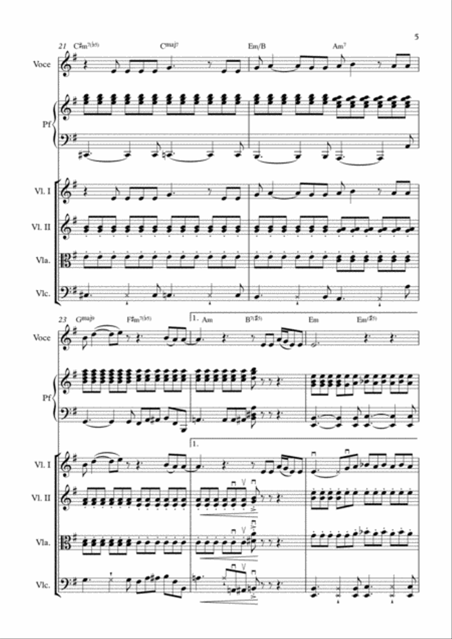 Feeling Good Piano, Vocal, Guitar scores gallery preview page 5
