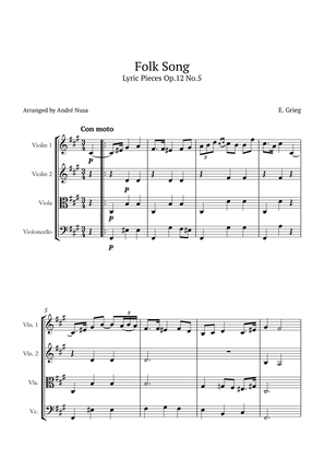 Book cover for Lyric Pieces Op.12 No.5