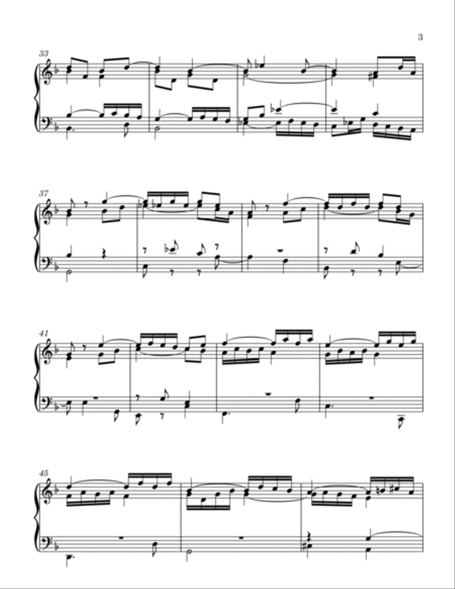 Two Fugues for solo keyboard Piano Solo scores gallery preview page 4