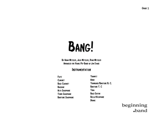 Book cover for Bang!