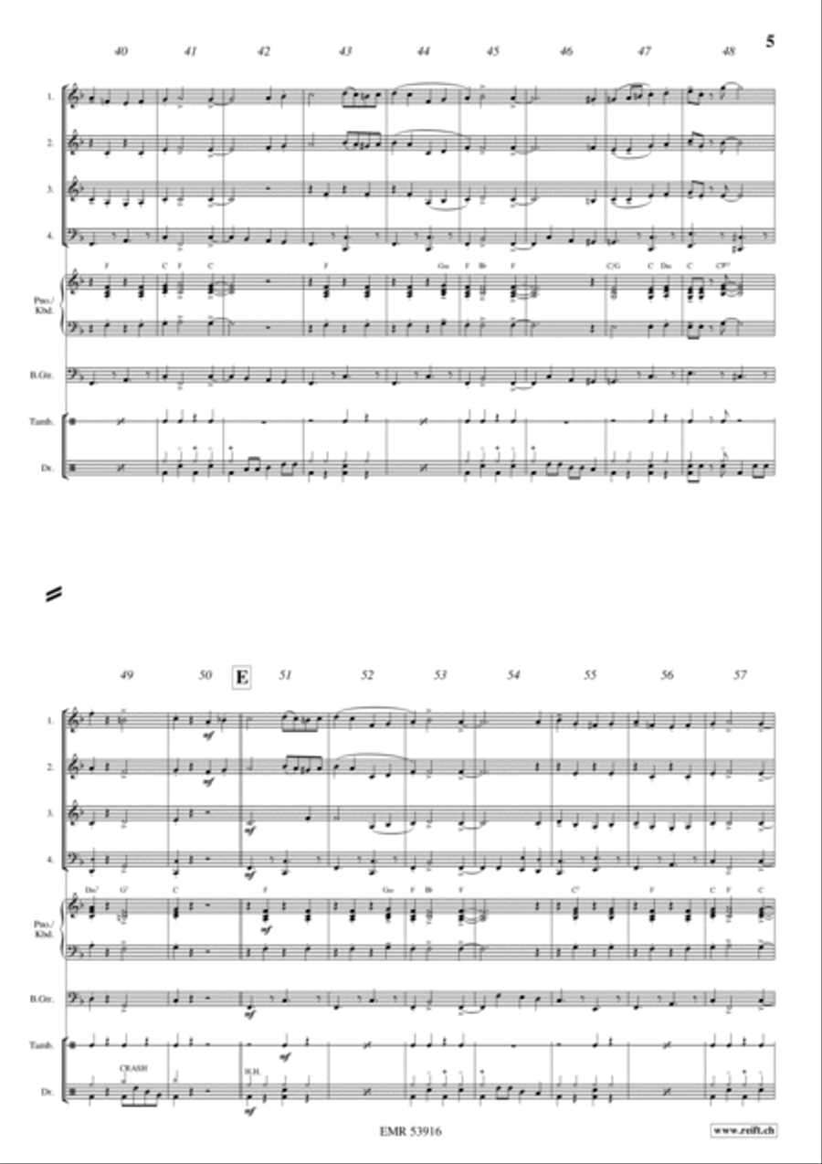 Seyffertitzer Marsch Woodwind Quartet scores gallery preview page 4