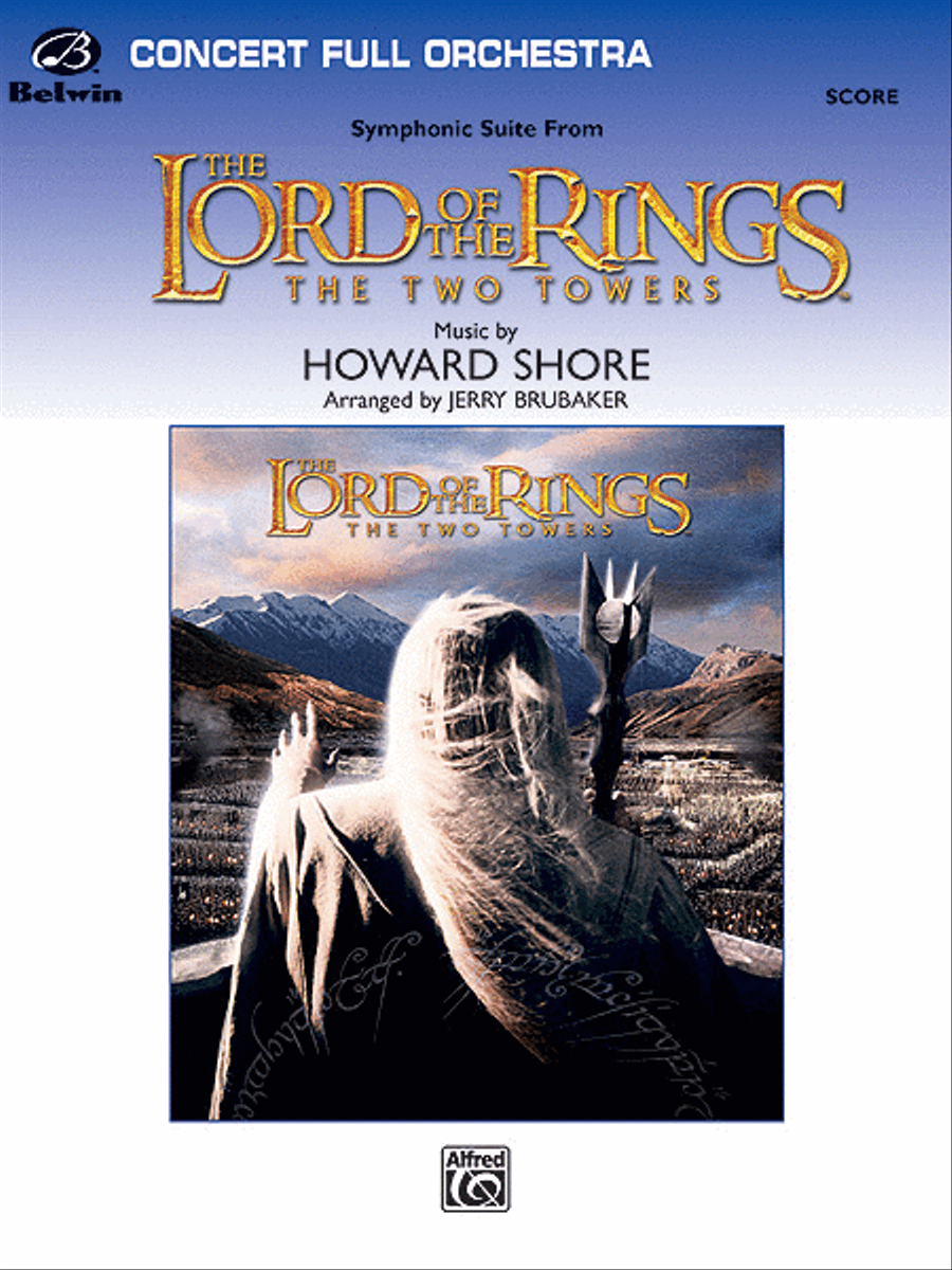 Symphonic Suite from Lord of the Rings: The Two Towers - Conductor Score Full Orchestra scores gallery preview page 1