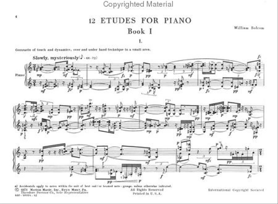 12 Etudes 12 Etudes Chamber Music scores gallery preview page 2