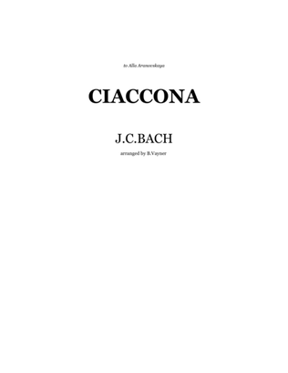 Bach-Vayner, Chaconne for string quartet ( or chamber orchestra)