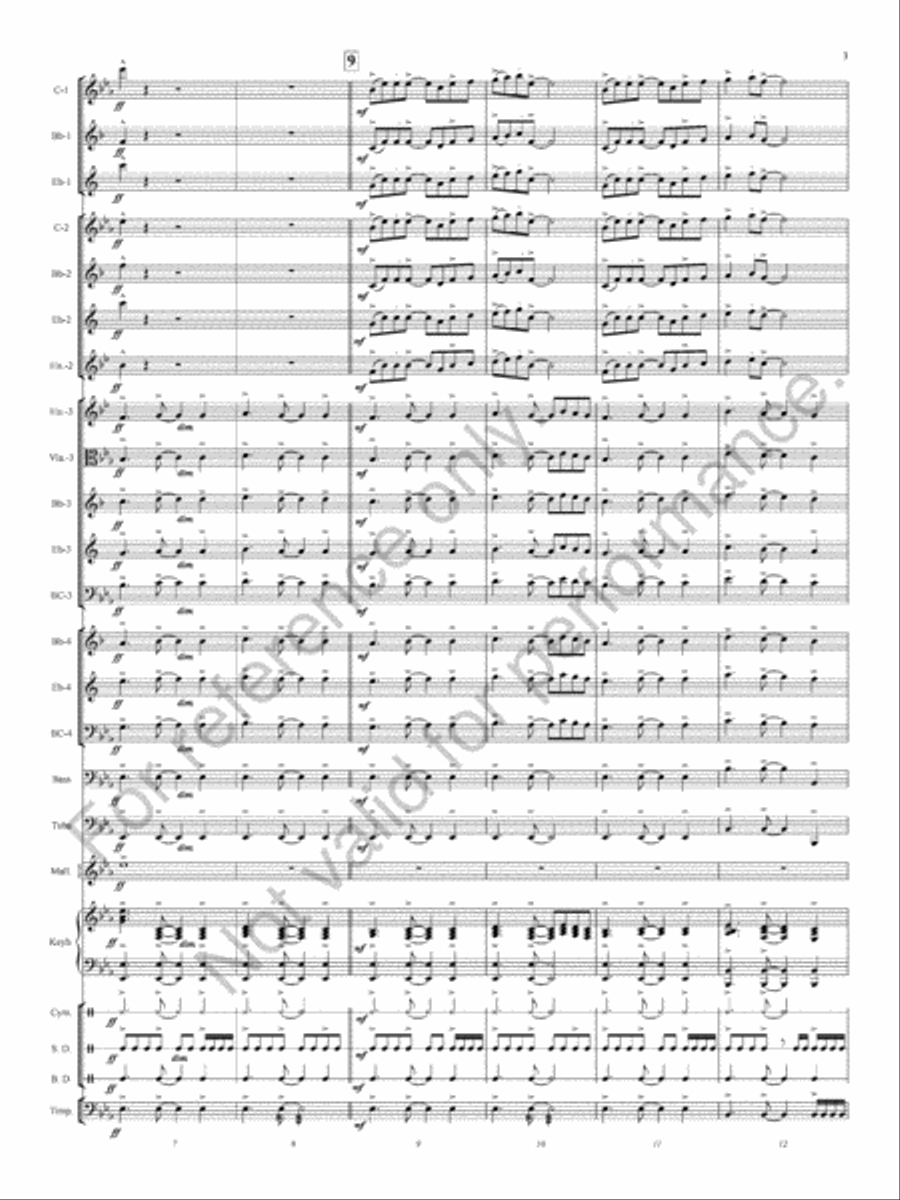 Ashland Park Concert Band scores gallery preview page 5