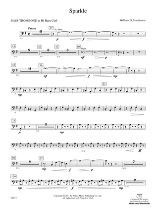 Sparkle: (wp) 3rd B-flat Trombone B.C.