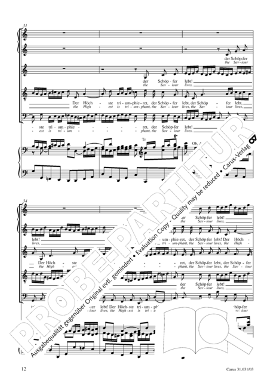 The heavens laugh, the earth exults in gladness (Der Himmel lacht! Die Erde jubilieret) STB scores gallery preview page 13