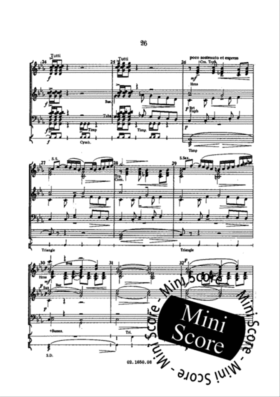 Concertsuite voor Fanfare Concert Band scores gallery preview page 30