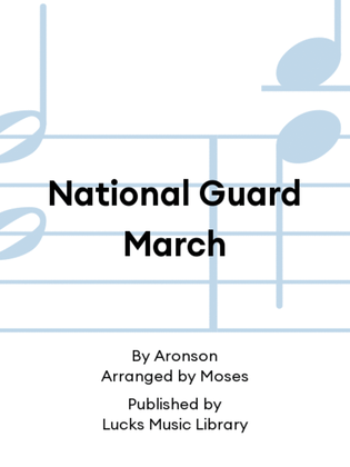 Book cover for National Guard March