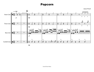 Book cover for Popcorn (Drumline Cadence)