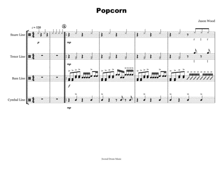 Popcorn (Drumline Cadence) image number null