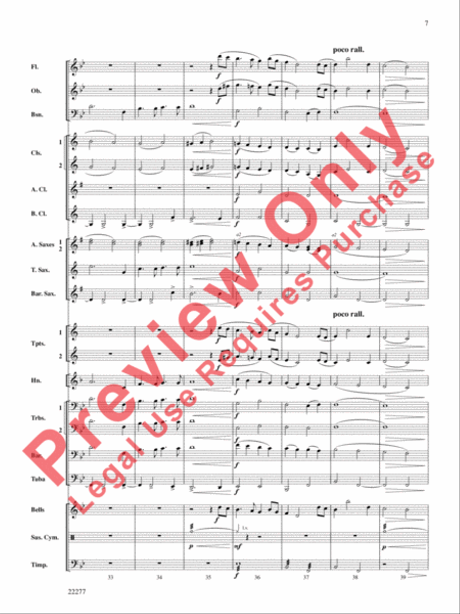 A Scottish Ballade Concert Band scores gallery preview page 8