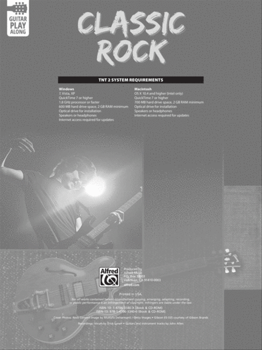Classic Rock Guitar Play-Along Electric Guitar scores gallery preview page 2