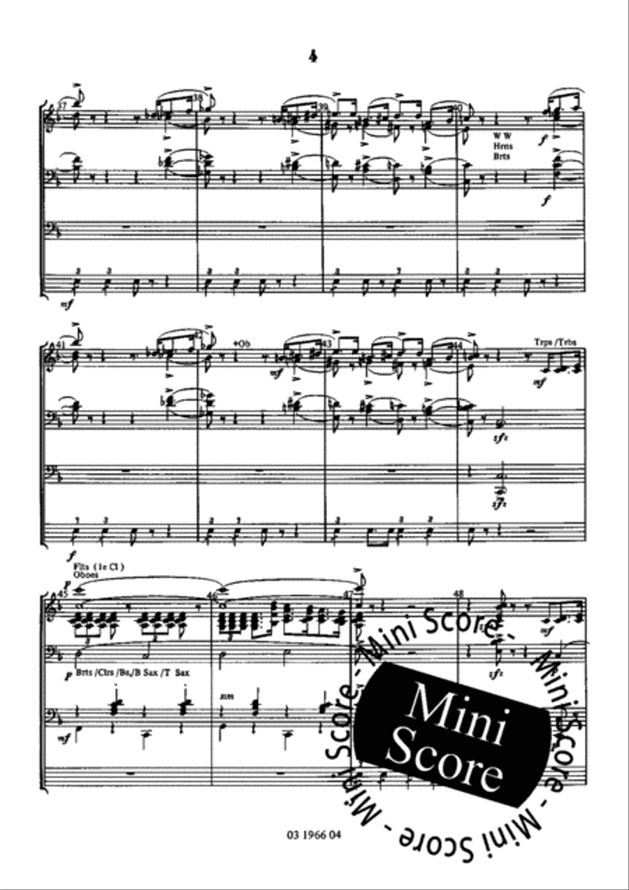 Sandpaper Ballet Concert Band scores gallery preview page 8