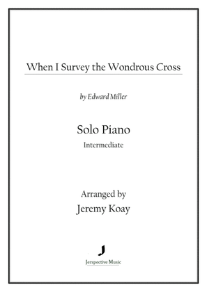 Book cover for When I Survey the Wondrous Cross (Solo Piano)