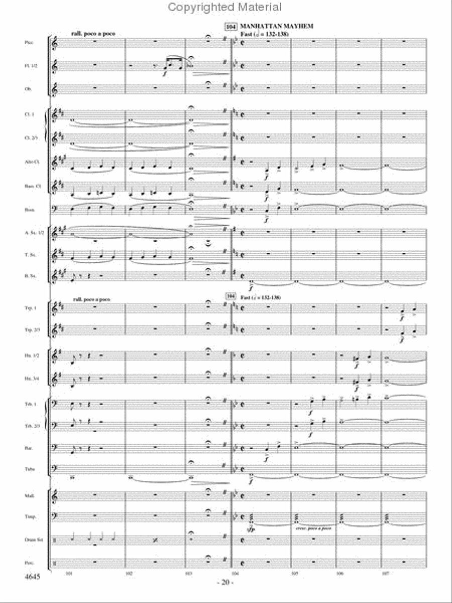 New York: 1927 Concert Band scores gallery preview page 19
