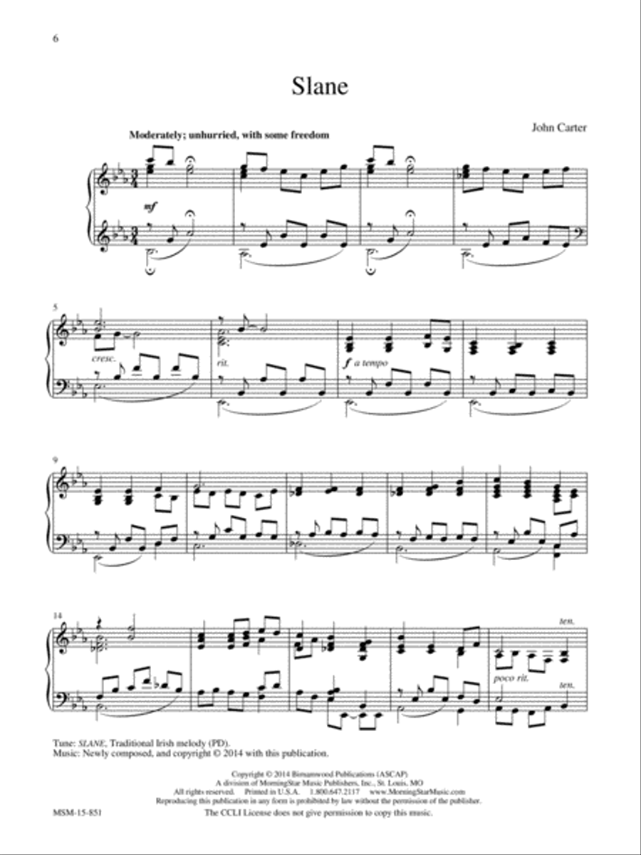 From the British Isles: Nine Traditional Melodies for Solo Piano image number null