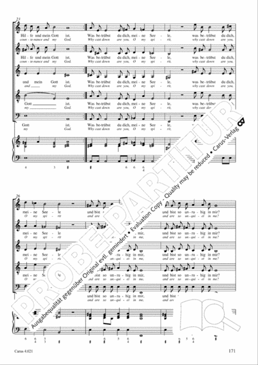 Schein: Israelsbrunnlein. Fontana d'Israel. Complete edition Choir scores gallery preview page 178